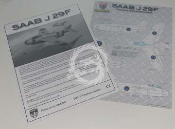Model plastikowy Saab J 29F Pilot Replicas 48A002 skala 1/48