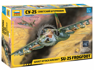 Model plastikowy Su-25 Frogfoot Zvezda 7227 skala 1/72