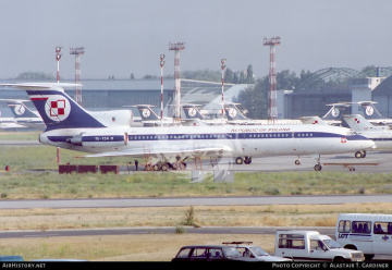 Tu 154 LOT + rządowy 6 malowań na jednej kalkomanii - Banzai 144018 