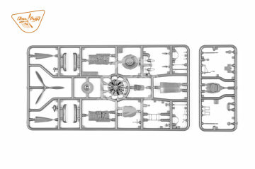 Model plastikowy Hawk H-75 M/N/O PE parts Clear Prop! CP72021 skala 1/72