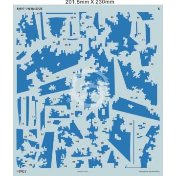 Su-27UB Digital Camouflage Ukrainian Air Force  Limited Edition GREAT WALL HOBBY GWH S4817 1/48