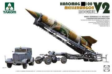 NA ZAMÓWIENIE - Hanomag SS100, Meillerwagen, Rocket V-2 Takom 5001 skala 1/72