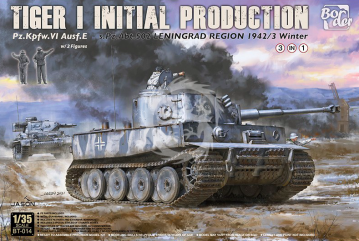 Tiger I Initial Production s.Pz.Abt.502 Leningrad Region 1942/43 Winter - Border Model BT-014 skala 1/35