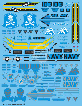 F-14B Tomcat - Trumpeter 03202 skala 1/32
