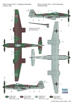  Blohm & Voss BV 155V-1 - Special Hobby SH72340 skala 1/72