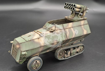 Somua Nebelwefer 42 - KM Model KM-72007 Wydruk 3D skala 1/72 