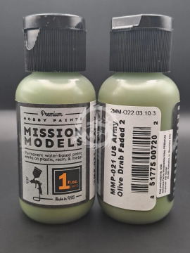  US Army Olive Drab Faded 2 - Mission Models MMP-021