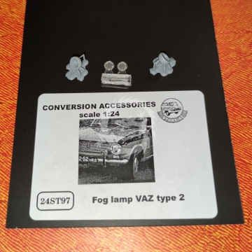 Fog lamp VAZ   type2 2pcs clear - Start43 ST97c skala 1/24