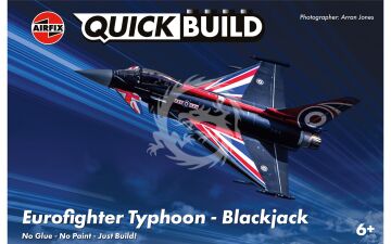 PRZEDSPRZEDAZ - QUICKBUILD Eurofighter Typhoon - Blackjack - Airfix J6059