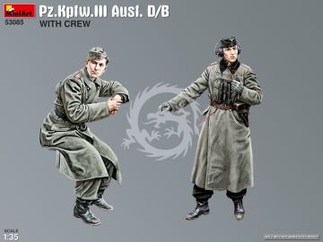  Pz.Kpfw.III Ausf. D/B with Crew - MiniArt 53085 skala 1/32