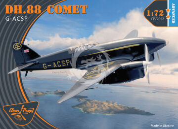 PRZEDSPRZEDAZ - DH.88 Comet G-ACSP - Clear Prop CP72052 skala 1/72