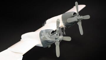 MDR72167 Metallic Details - Śmigła P-3C Orion w skali 1/72 (4 szt.)