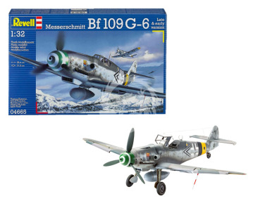 Bf109 G-6 Late & early version Revell 04665 skala 1/32