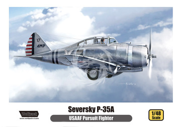 Model plastikowy Seversky P-35A 'USAAF' (Premium Edition Kit), Wolfpack WP14808 skala 1/48