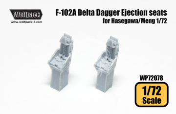 Zestaw dodatków F-102A Delta Dagger Ejection seat set (for Hasegawa/Meng 1/72), Wolfpack WP72078 skala 1/72
