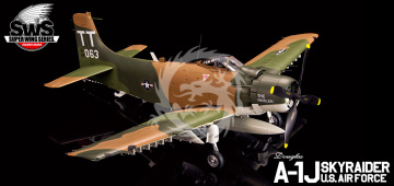 Douglas A-1J Skyraider U.S. Air Force1 Zoukei-Mura SWS07 skala 1/32