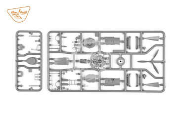 Model plastikowy Hawk H-75 M/N/O PE parts Clear Prop! CP72021 skala 1/72