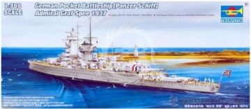 PROMOCYJNA CENA-German Pocket Battleship Admiral Graf Spee 1937 Trumpeter 05773 skala 1/700
