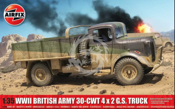 WWII British Army 30-cwt 4x2 GS Truck Airfix A1380 skala 1/35