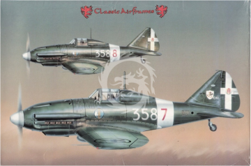 Reggiane Re.2001 Classic Airframes 420 skala 1/48