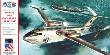 US Navy P6M Seamaster with Swivel Stand - Atlantis 244 skala 1/136