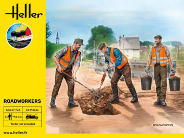PRZEDSPRZEDAZ - STARTER KIT Road Workers - Heller 58754 skala 1/24 
