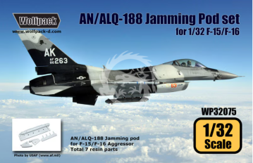 AN/ALQ-188 Jamming Pod Set for F-15/F-16 Aggressor -  Wolfpack WP32075 skala 1/32