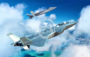 PRZEDSPRZEDAZ -  Chinese J-20S Mighty Dragon - Trumpeter 05864 skala 1/48