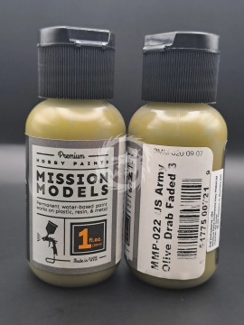 US Army Olive Drab Faded 3 - Mission Models MMP-022 