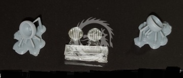 Fog lamp VAZ   type2 2pcs clear - Start43 ST97c skala 1/24