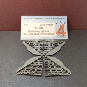NA ZAMÓWIENIE - F-111B  Underwing pylones (for Hasegawa\Hobby2000)  4pcs - Cat 4 R72017 skala 1/72