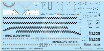 Boeing 737-400 - HAPAG-LLOYD EXPRESS D-AHLL - decal BOA14409