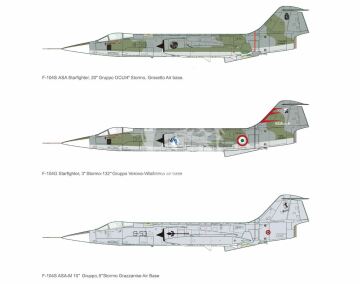 F-104G/S ASA/M Starfighter Italian Air Force Kinetic K48093  skala 1/48