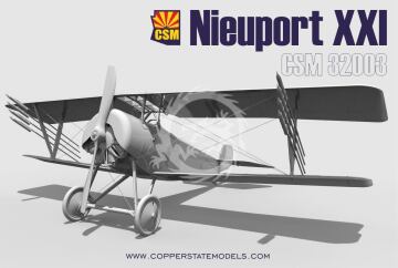 Model plastikowy Nieuport XXI Copper State Models CSM 32003 skala 1/32