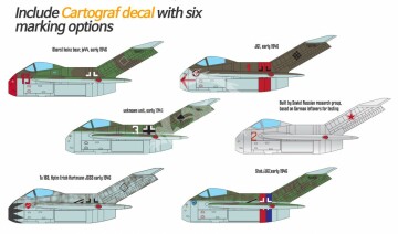 Model plastikowy Focke-Wulf Ta 183 Huckebein Academy 12327 skala 1/48