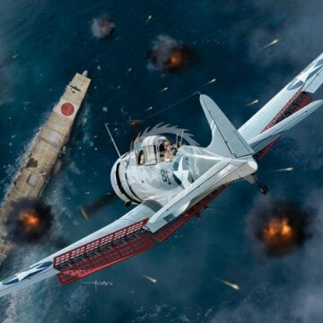 USN SBD-3 The Battle of Midway 80th Anniversary Academy 12345 1/48