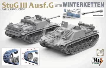 StuG III Ausf.G with Winterketten Early Production Takom 8010 skala 1/35