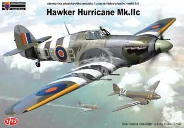 Hawker Hurricane Mk.IIc Kovozávody Prostějov CLK0012 skala 1/72