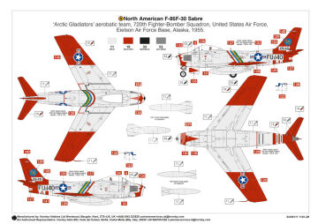 North American F-86F Sabre - Airfix A08111 skala 1/48 