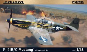 P-51B/C Mustang with dorsal fin -  Eduard 82108 skala 1/48