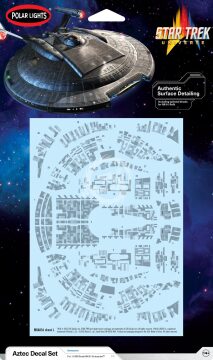 Kalkomania - Star Trek NX-01 U.S.S. Enterprise Aztec Decals 2T 1:1000 - POL MKA054