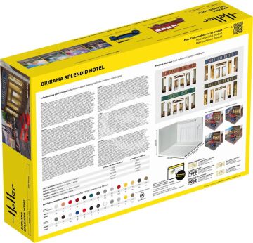 STARTER KIT Diorama Splendid Hotel - Heller 52330 skala 1/24