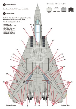 F-14A Tomcat Part.4 - VF-41 'Black Aces' - Sukhoi Killers for Academy - Wolfpack WD72013 skala 1/72