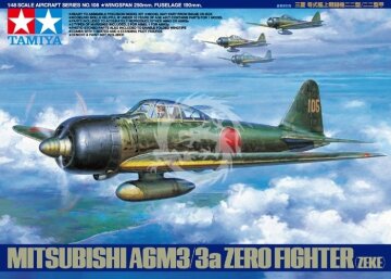 Mitsubishi A6M3/3a Zero Fighter (Zeke) - Tamiya 61108 skala 1/48
