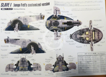 SLAVE 1 Jango Fett's Fine Molds SW-13 skala 1/144 STAR WARS 