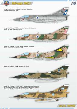 Model plastikowy Mirage IIICJ, ModelSvit, MSVIT 72062, skala 1/72