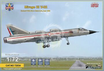 Model plastikowy Mirage III V-02 ModelSvit 72034 skala 1/72