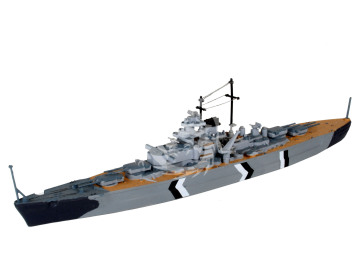 Model plastikowy First Diorama Set - Bismarck Battle Revell 05668 1/1200