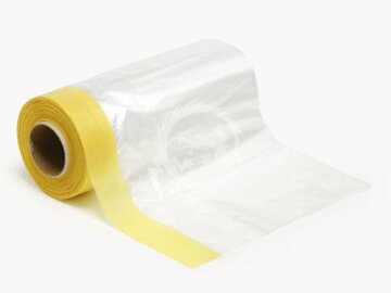 Taśma maskująca - Masking Tape w/ Plastic Sheeting 150mm Tamiya 87203