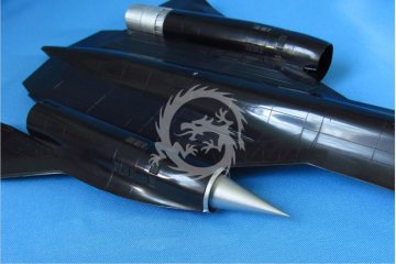 MDR7241 SR-71 Blackbird Inlet cone-Metallic Details 1/72